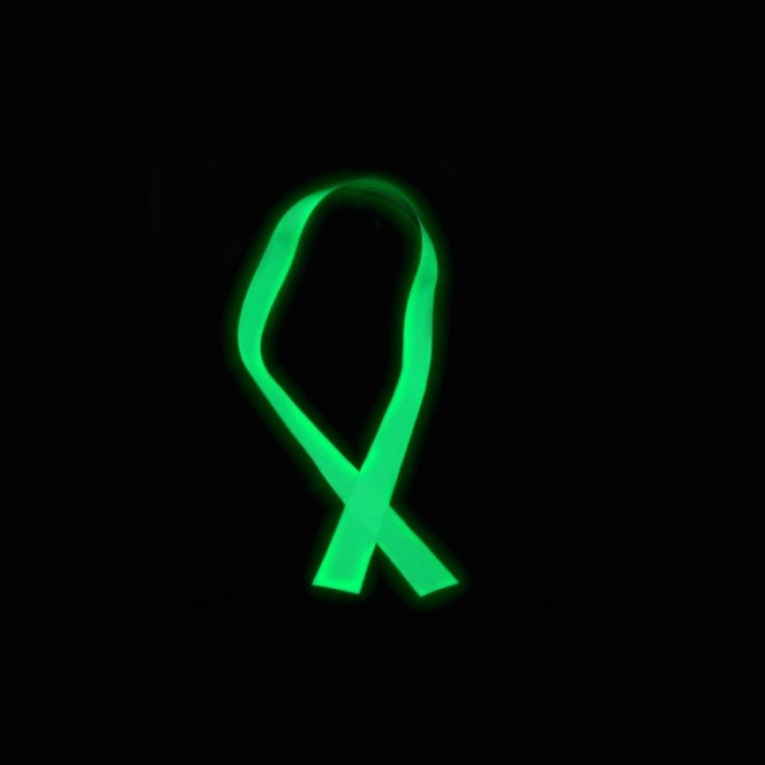 Banda fosforescenta luminoasa Verde, autoadeziva, lungime 1 m - 1 cm