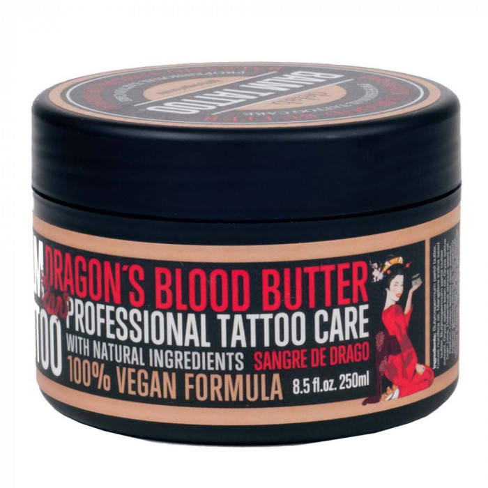 Unt de Corp, Balm Tattoo, Dragon&#039;s Blood Butter Red, pentru Vindecarea Tatuajelor si Mentinerea Culo