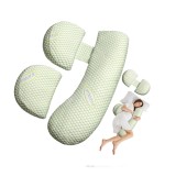 Set pern&Auml; pentru gravide proactive, design reglabil &Atilde;&reg;n form&Auml; de h &Egrave;i u, hus&Auml; detasabil&Auml;, spum&Auml; moale, l&Auml;&Egrave;ime ajustabil&Auml;, verde