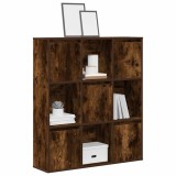 VidaXL Bibliotecă, stejar fumuriu, 89x24x101,5 cm, lemn prelucrat
