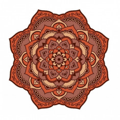 Sticker decorativ Mandala, Maro, 50 cm , 1059STK
