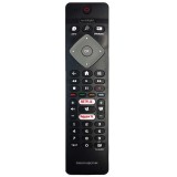 Telecomanda pentru Philips, ambilight 398GR10BEPHN smart, Netflix, Rakuten TV, negru