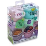 Melii Snap&amp;Go caserolă de m&acirc;ncare 6x59 ml