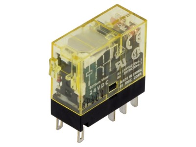 Releu Electromagnetic DPDT 24VDC 8A foto