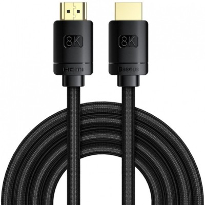 Cablu Video Baseus High Definition Series, HDMI - HDMI, 8K, 3m, Negru CAKGQ-L01 foto