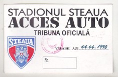 bnk div Stadion Steaua - Acces auto tribuna principala - 1998 foto