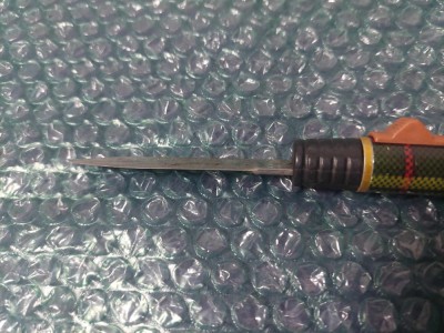 Briceag cu buton model Stilou,briceac vechi Japan de colectie,nefunctional foto