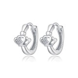 Cumpara ieftin Cercei din argint -Crown ear buckles- ARG90C