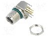 Conector M8, 6 pini, clasa etanseitate IP68, AMPHENOL - M8AS-06PFFR-SF8001