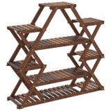 Cumpara ieftin Suport pentru flori, 110x25x105 cm, lemn masiv de brad