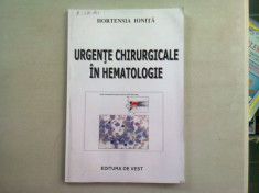 URGENTE CHIRURGICALE IN HEMATOLOGIE - HORTENSIA IONITA foto
