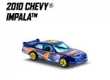 2010 chevy impala albastru hot wheels 2/5 hw race team 2020, 1:64
