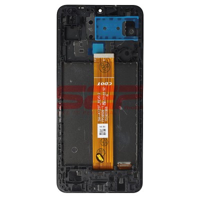LCD+Touchscreen cu Rama Samsung Galaxy A12 / A125 BLACK COMPATIBIL foto
