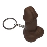 Diablo Picante-Fluier Breloc Formă Penis Antistres Culoare Mulatto