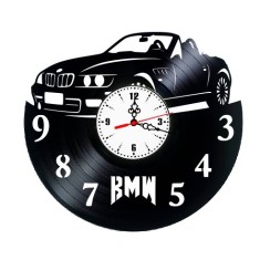 Ceas de Perete Artizanal din Vinil &bdquo;BMW Z3 Roadster&rdquo; &ndash; Lucrat Manual, Cadou Premium pentru Pasionații Auto