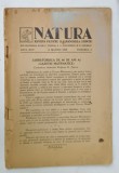 NATURA , REVISTA PENTRU RASPANDIREA STIINTEI , NUMARUL 3 , 15 MARTIE 1936 , COPERTA CU PETE SI URME DE UZURA