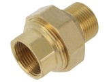 Conector dublu conic tată-mamă cu garnitură GEBO 341-6BR