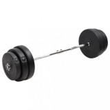 VidaXL Set halteră ondulată cu greutăți, 90 kg