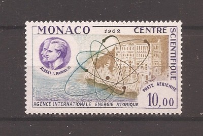 Monaco 1962 - Centrul Științific, Monaco, PA, MNH foto