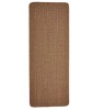 Traversa Festonata Surfilata Premium, Greceasca, Model Stanford Chestnut Sugar, Tesatura Plata, Latime 0.67m, Marime 67 x 200 cm, Maro, Antiderapant,