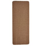 Cumpara ieftin Traversa Festonata Surfilata Premium, Greceasca, Model Stanford Chestnut Sugar, Tesatura Plata, Latime 0.67m, Marime 67 x 200 cm, Maro, Antiderapant,