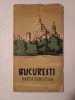 Harta Turistica Bucuresti 1957, Oficiul National de Turism Carpati, Harta Bucuresti Vintage