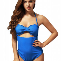 SW1495-4 Costum de baie intreg cu decupaj sub bustul in forma de fundita