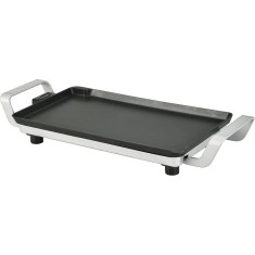 Gratar electric FRAM FEG-F2500SL, 2500W, placa fixa turnata, invelis antiaderent, placa 52 X 26 cm, temperatura ajustabila, maner rece, maner din alum