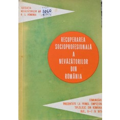 Recuperarea Socioprofesionala A Nevazatorilor Din Romania - Colectiv , A714