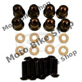 Set Suruburi Parbriz M5x16 Negre MBS Moto