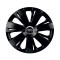 Set 4 capace roti Negre Cu Inel Cromat Energy R16 pentru gama auto Audi