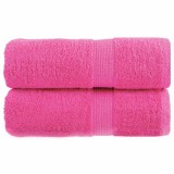 vidaXL Prosoape m&acirc;ini premium SOLUND 2 buc roz 30x30 cm 600 gsm