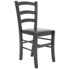 Scaun Paesana - cadru wenge - imitatie piele negru - 21901