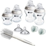 Tommee Tippee Natural Start Anti-Colic set pentru bebeluși cu autosterilizare 0 m+ White