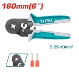 Cleste de sertizare cu clichet Total, diametru sertizare 0,25-10 mm&sup2;