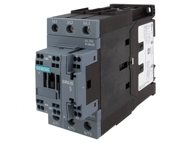 Contactor 3P NO 3 Auxiliare NO NC 40A
