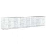 Cumpara ieftin Cos gabion cu capac, 700x100x150 cm, fier galvanizat