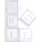 Set 5 Cutii pentru Baloane, Cyrax, Model Scris Bride, Tematica Nunta, Cuburi Decorative din Plastic, Accesorii pentru Petrecere, 30 x30 cm, Transparen