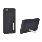 Husa Capac Stand Huawei P8 Lite Negru, Plastic, Carcasa