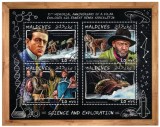 Timbre Maldive 2017, Exploratori: Sir Henry Shackleton. Tema: Colita. Timbre Straine, Serie Completa