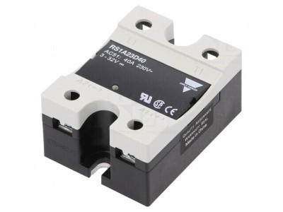 Releu Semiconductor 1-fazat 40A 3-32VDC 42-265VAC foto