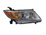 Far HONDA ODYSSEY (RL5), 06.2010-2013, partea Dreapta, TYC, Tip=USA; tip bec H11+HB3+PY27/7W; manual; argintiu; halogen