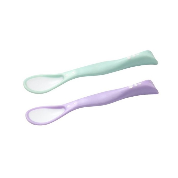 Set 2 lingurite flexibile 6+ luni BabyOno 1066, Multicolor Set 2 lingurite flexibile 6+ luni BabyOno 1066, Multicolor