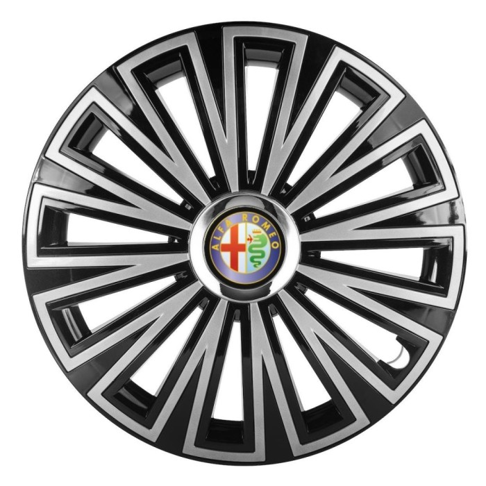 Set 4 Capace Roti, potrivite jantelor de R15, pentru Alfa Romeo, model sunset