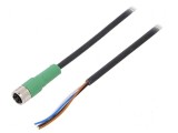 Cablu de conectare M8 PIN: 4 drept 5m