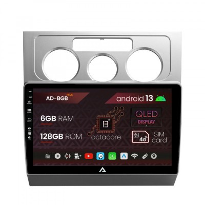Navigatie Volkswagen Touran (2003-2010), Android 13, B-Octacore 6GB RAM + 128GB ROM, 10.1 Inch - AD-BGB10006+AD-BGRKIT052 foto