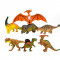 Animale Dinozauri Colorati 6 buc