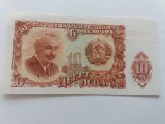 Bulgaria 10 leva 1951-UNC foto