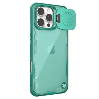 Husa pentru iPhone 16 Pro - Nillkin Iceblade Prop (without Camera Cutout) - Green foto