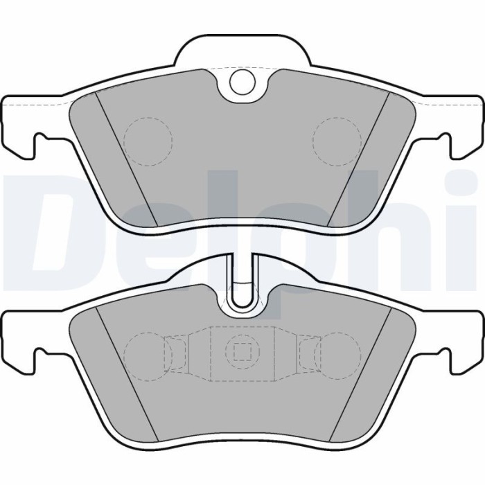 DELPHI LP1657 set placute frana,frana disc